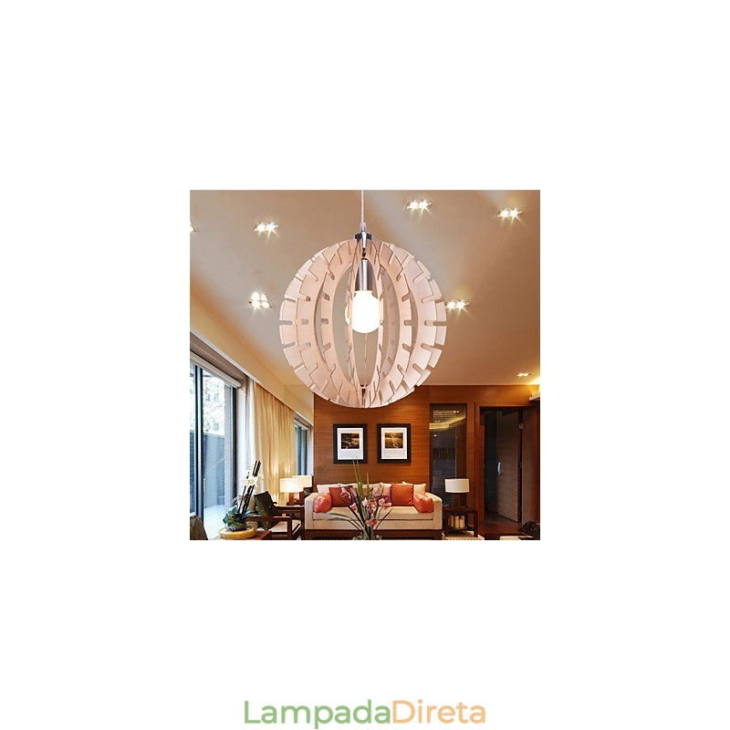 Lustre de madeira Vintage Others