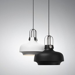 Luminária pendente de metal moderna e contemporânea para campo