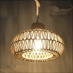 Lustre criativo vintage feito à mão com obras de arte.