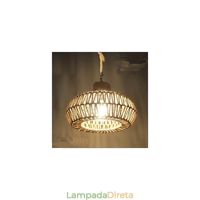 Lustre criativo vintage feito à mão com obras de arte.