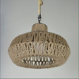 Lustre criativo vintage feito à mão com obras de arte.