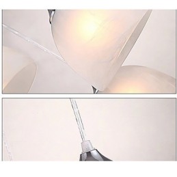 Luminária pendente moderna e contemporânea em forma de tigela