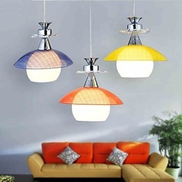 Luminárias pendentes modernas contemporâneas de vidro