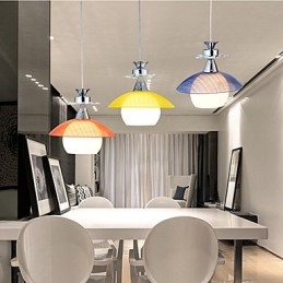 Luminárias pendentes modernas contemporâneas de vidro