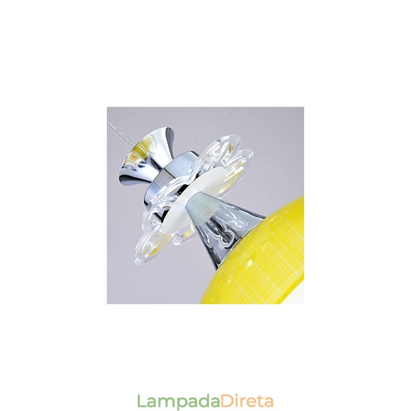Luminárias pendentes modernas contemporâneas de vidro
