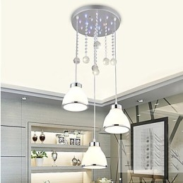 Luminárias pendentes modernas contemporâneas de metal