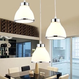 Luminárias pendentes modernas contemporâneas de metal