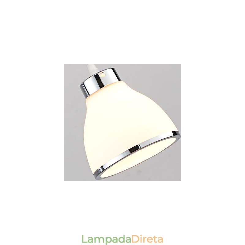 Luminárias pendentes modernas contemporâneas de metal