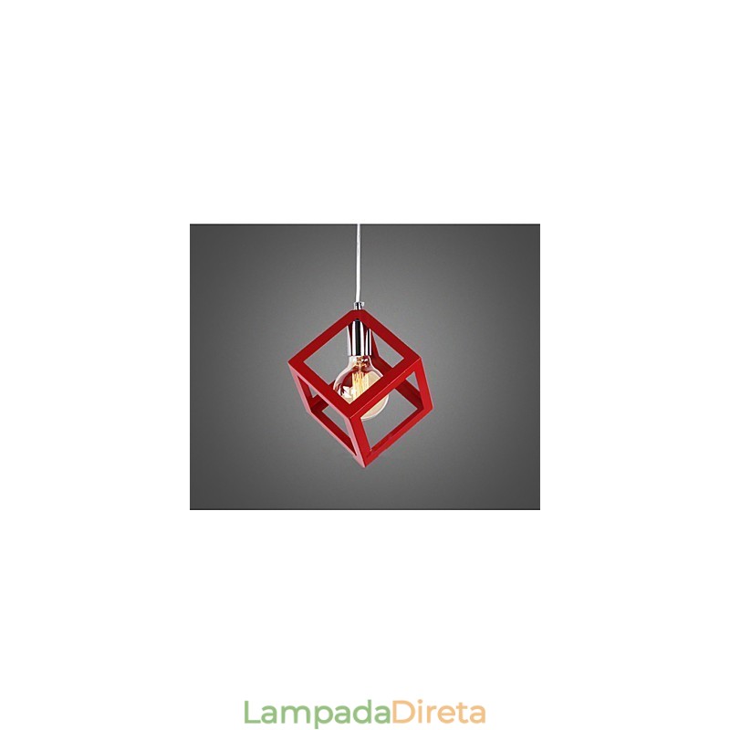 Lustre de metal com pintura em estilo clássico tradicional mini