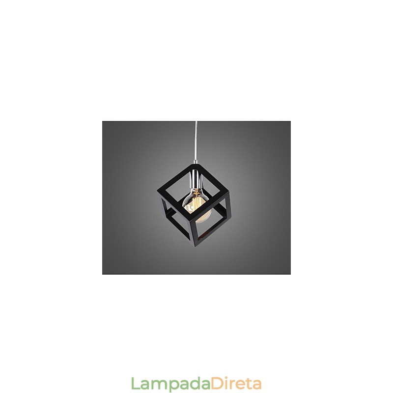Lustre de metal com pintura em estilo clássico tradicional mini