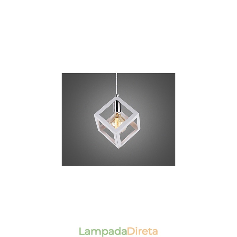 Lustre de metal com pintura em estilo clássico tradicional mini