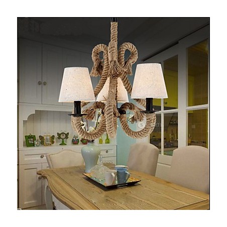 Lustre de corda criativo minimalista retrô Lustre de corda criativo minimalista retrô
