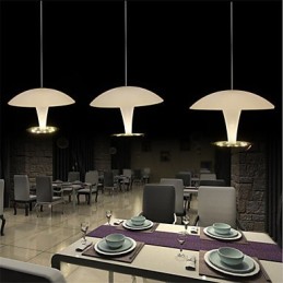 Luminária pendente de metal com pintura moderna