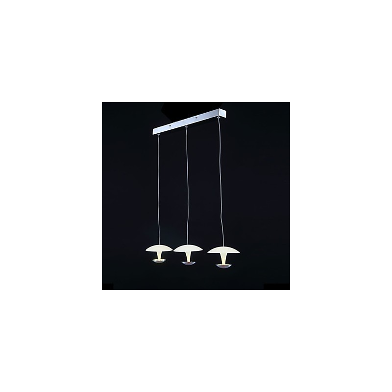 Luminária pendente de metal com pintura moderna