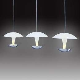 Luminária pendente de metal com pintura moderna