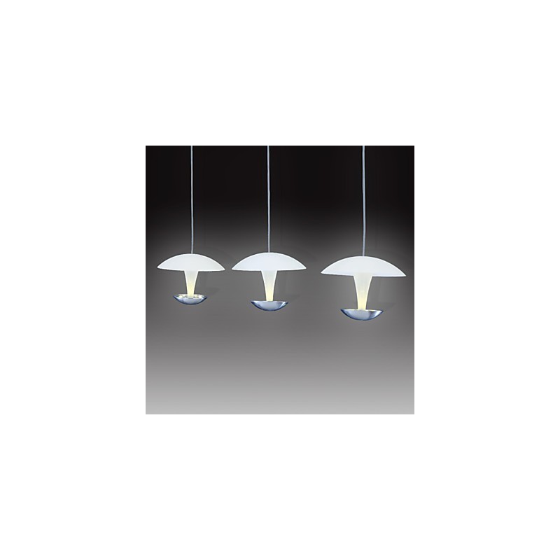 Luminária pendente de metal com pintura moderna