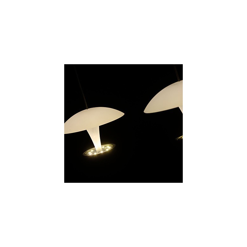 Luminária pendente de metal com pintura moderna