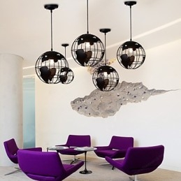 Luminária pendente moderna contemporânea Country Globe