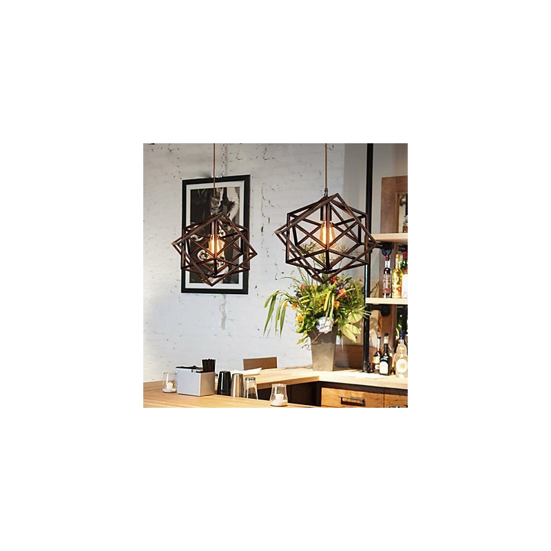 Retro Classic Metal Ceiling Lights Simples Luminárias Pendentes Café Luminária Pendente
