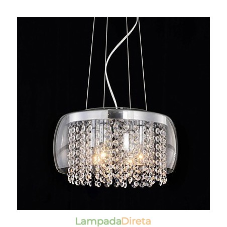 Moderno contemporâneo tambor cristal mini estilo pintura pingente luz Moderno contemporâneo tambor cristal mini estilo pintura pingente luz