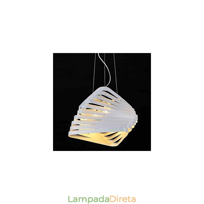 Lustre 1 Luz Simples Moderno Artístico