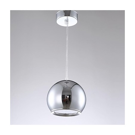 Luminária pendente de metal galvanizada globo contemporânea moderna Luminária pendente de metal galvanizada globo contemporânea moderna