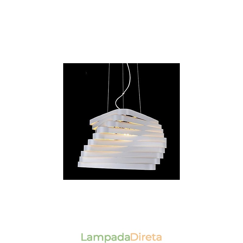 Lustre 1 Luz Simples Moderno Artístico