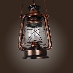 Luminária pendente estilo country mini bronze