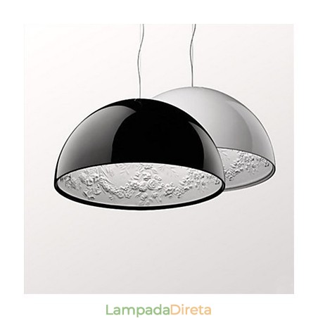 Luminária pendente de resina com pintura contemporânea moderna Luminária pendente de resina com pintura contemporânea moderna