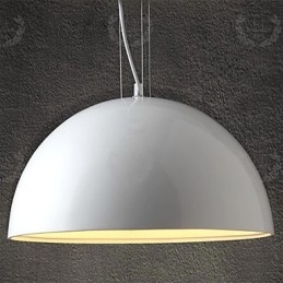 Luminária pendente de resina com pintura contemporânea moderna