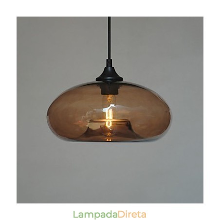 Característica moderna 1 pingente de luz com sombra transparente Característica moderna 1 pingente de luz com sombra transparente