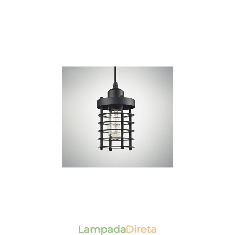 Luminária de teto retrô, lustre industrial de ferro vintage, luminária pendente para loja