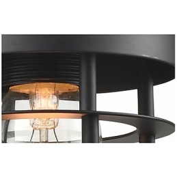 Luminária de teto retrô, lustre industrial de ferro vintage, luminária pendente para loja