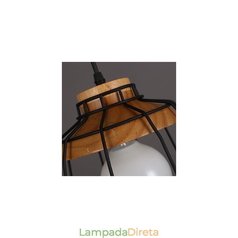 Lustre nórdico criativo de ferro forjado café retro net droplight
