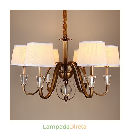 Lustre de metal galvanizado estilo vintage rústico Lodge cristal mini Lustre de metal galvanizado estilo vintage rústico Lodge cristal mini