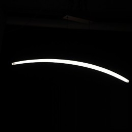 Luminária pendente moderna contemporânea metal galvanizado acrílico