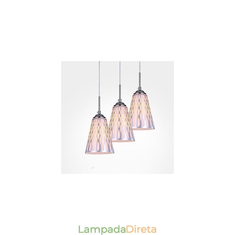 Luminárias de teto e lanternas modernas e simples para jantar