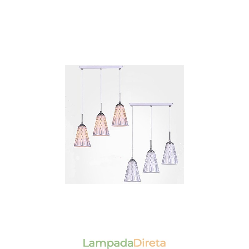 Luminárias de teto e lanternas modernas e simples para jantar