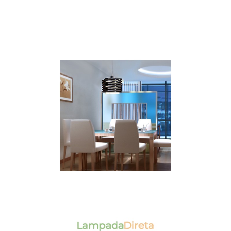 Luminária pendente moderna e contemporânea estilo mini pintura