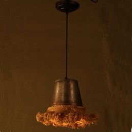 Faça o antigo lustre de corda criativo