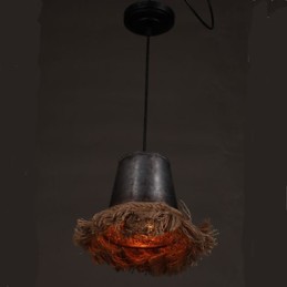 Faça o antigo lustre de corda criativo