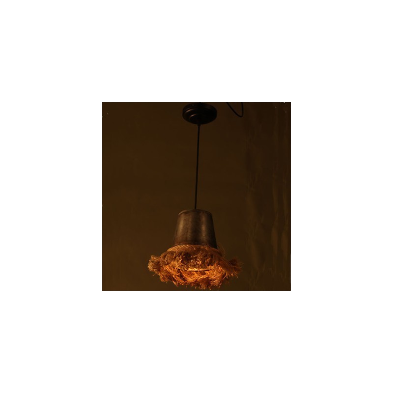 Faça o antigo lustre de corda criativo