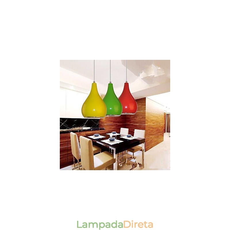 Droplight Gourd Shape Lights Mini Luminária Pendente