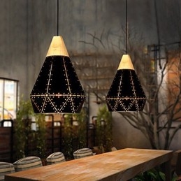 Retro Classic Metal Ceiling Lights Simples Luminárias Pendentes Café Luminária Pendente