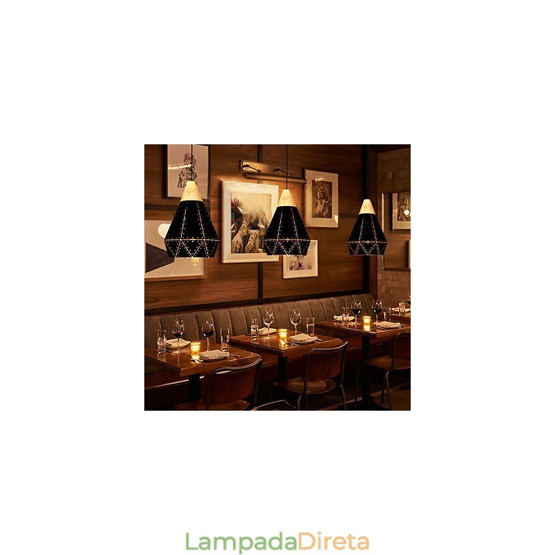 Retro Classic Metal Ceiling Lights Simples Luminárias Pendentes Café Luminária Pendente