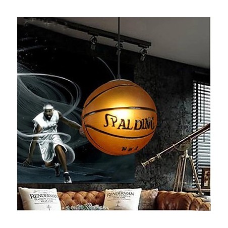 Pingente de vidro Café Retro Pingente de basquete Pingente de vidro Café Retro Pingente de basquete