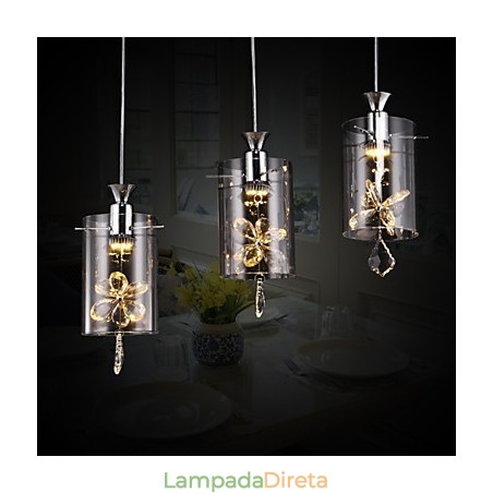 Moderno Contemporâneo Cristal Outros Vidro Pendente Luz Moderno Contemporâneo Cristal Outros Vidro Pendente Luz