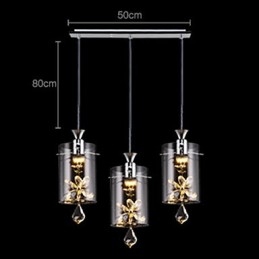Moderno Contemporâneo Cristal Outros Vidro Pendente Luz