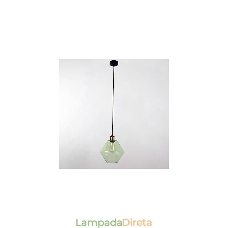 Vidro 1 Luz Artístico Minimalista Pendente