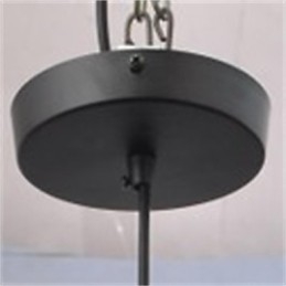 Lustre americano retrô minimalista de vidro simples